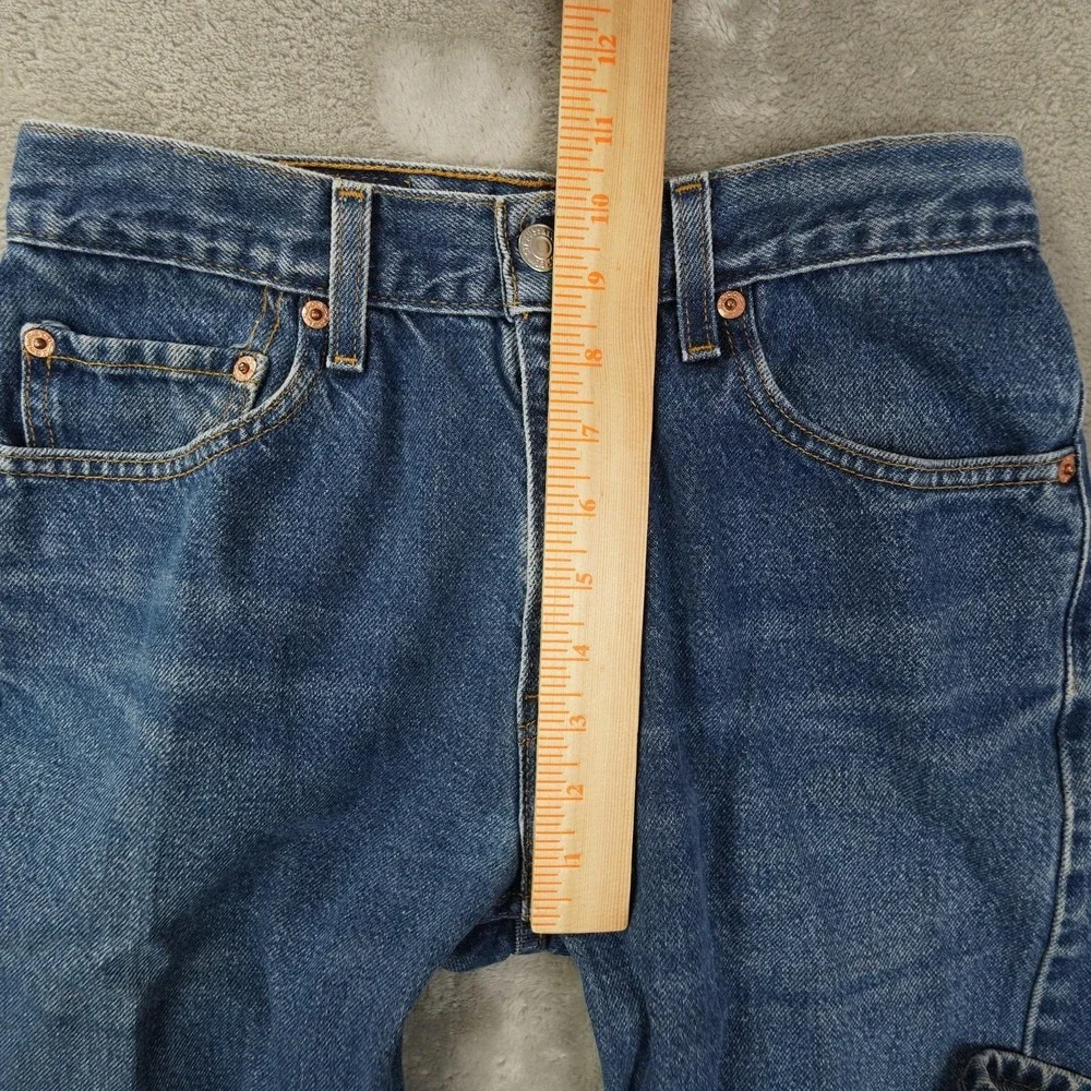 Levi's 505 Vintage Regular Fit Denim Jeans Men's 29x34 (27x31) Straight Leg Blue